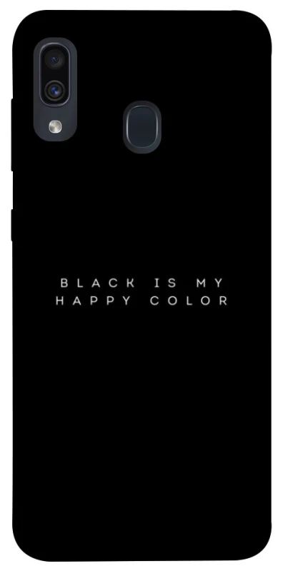Чохол на Samsung Galaxy A20 / A30 Black color фото 1 з 1