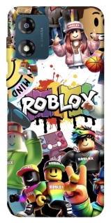 Чохол на Motorola Moto E13 Roblox Characters Collage фото 1 з 1