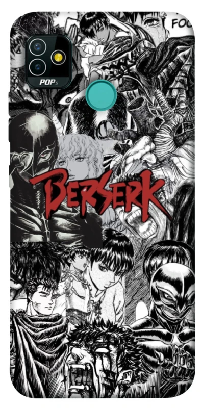 Чохол на TECNO POP 5 Berserk Collage фото 1 з 1