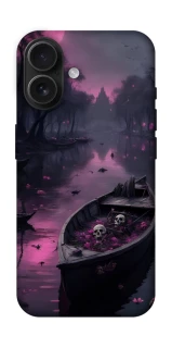 Чехол на Apple iPhone 16 Boat and flamingo фото 1 из 1