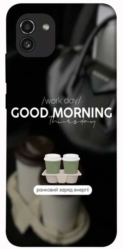 Чехол на Samsung Galaxy A03 Thursday coffee фото 1 из 1