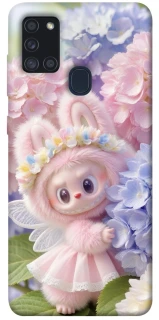 Чохол на Samsung Galaxy A21s Labubu & Flowers ver.1 фото 1 з 1