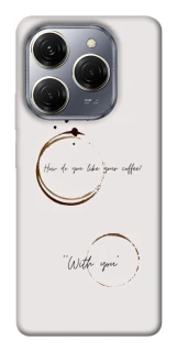 Чохол на TECNO Spark 20 Pro Coffee with you фото 1 з 1