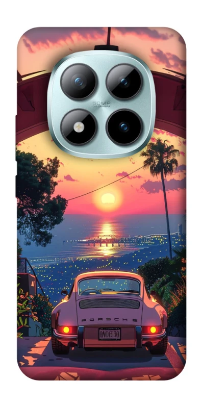 Чехол на Xiaomi Redmi Note 15 Pro+ 5G Porsche at sunset фото 1 из 1
