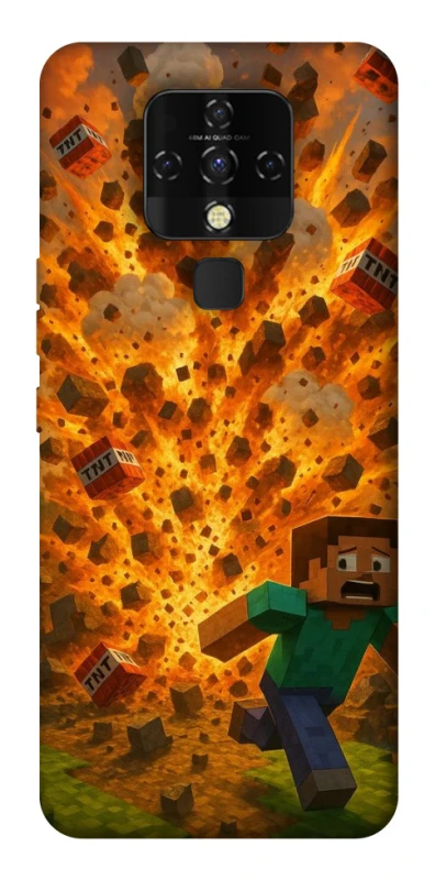Чохол на TECNO Camon 16 SE Minecraft v7 фото 1 з 1