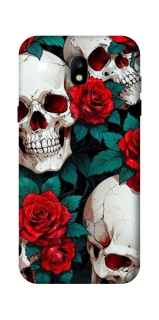Чохол на Samsung Galaxy J5 (2017) skull and rose фото 1 з 1