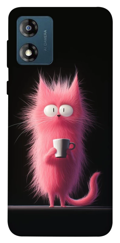 Чехол на Motorola Moto E13 Розовый котёнок фото 1 из 1