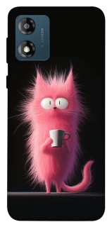 Чехол на Motorola Moto E13 Розовый котёнок фото 1 из 1