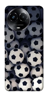Чехол на Realme C67 4G Футбольные мячи фото 1 из 1