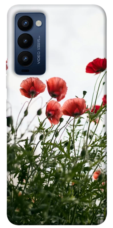 Чохол на TECNO Camon 18 Поле маків фото 1 з 1