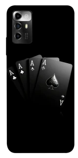 Чехол на ZTE Blade V40 Vita Black Cards фото 1 из 1