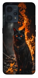Чохол на Realme 9 4G / 9 Pro+ Вогняний кіт фото 1 з 1