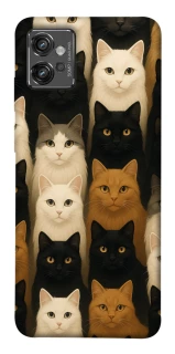 Чехол на Motorola Moto G32 Colorful Cat Collage фото 1 Чехол на Motorola Moto G32 Colorful Cat Collage фото 1 из 1