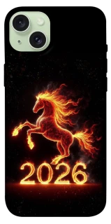 Чохол на Apple iPhone 15 Plus (6.7") Red Fire Horse ver.1 фото 1 з 1