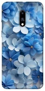 Чохол на OnePlus 7 Сині квіти фото 1 з 1