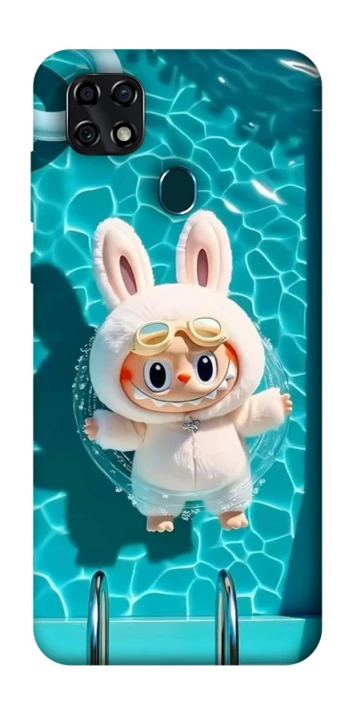 Чохол на ZTE Blade 20 Smart Labubu in the pool ver.2 фото 1 з 1