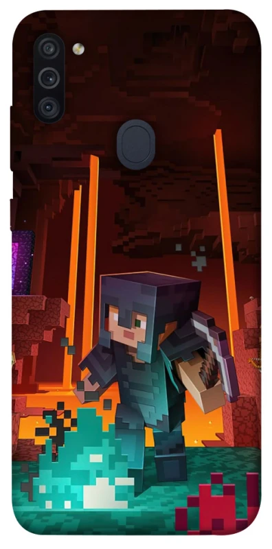 Чохол на Samsung Galaxy M11 Minecraft game adventure фото 1 з 1