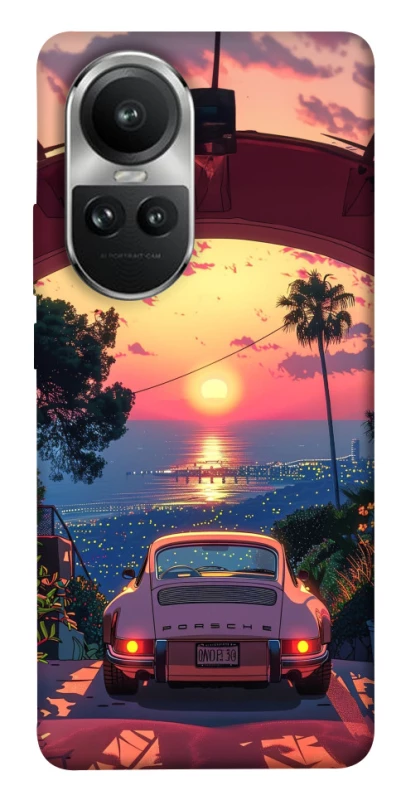 Чохол на Oppo Reno 10 Porsche at sunset фото 1 з 1