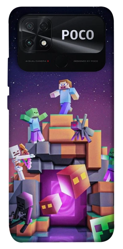 Чохол на Xiaomi Poco C40 Minecraft aesthetics фото 1 з 1