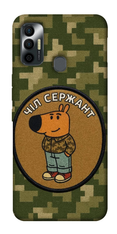 Чехол на TECNO Spark 7 Чил сержант фото 1 из 1