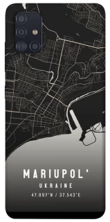 Чохол на Samsung Galaxy A51 Mariupol map фото 1 з 1