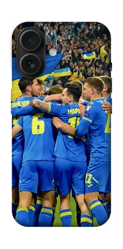 Чехол на Apple iPhone 16 Сборная Украины v3 фото 1 из 1