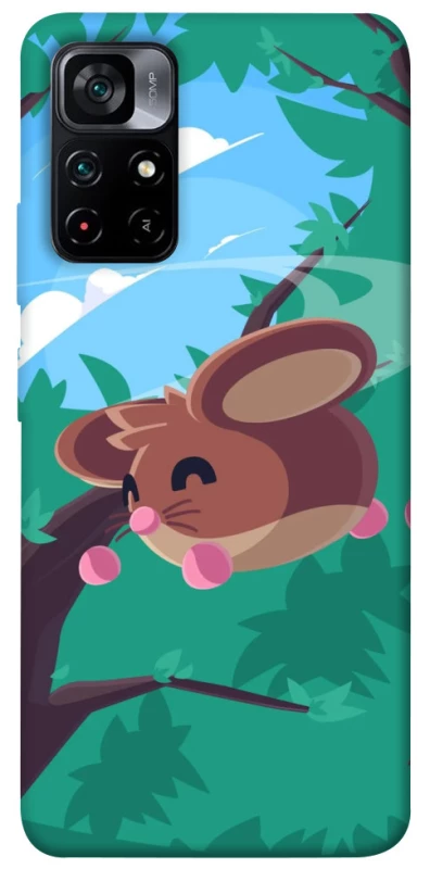 Чохол на Xiaomi Poco M4 Pro 5G Adopt Me Forest Mouse Jump фото 1 з 1