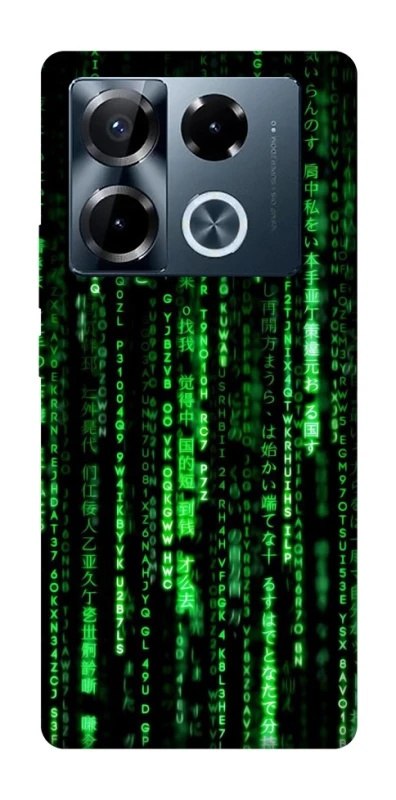 Чохол на Infinix Note 40 Pro 4G Matrix Code фото 1 Чохол на Infinix Note 40 Pro 4G Matrix Code фото 1 з 1