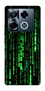 Чехол на Infinix Note 40 Pro 4G Matrix Code фото 1 Чехол на Infinix Note 40 Pro 4G Matrix Code фото 1 из 1