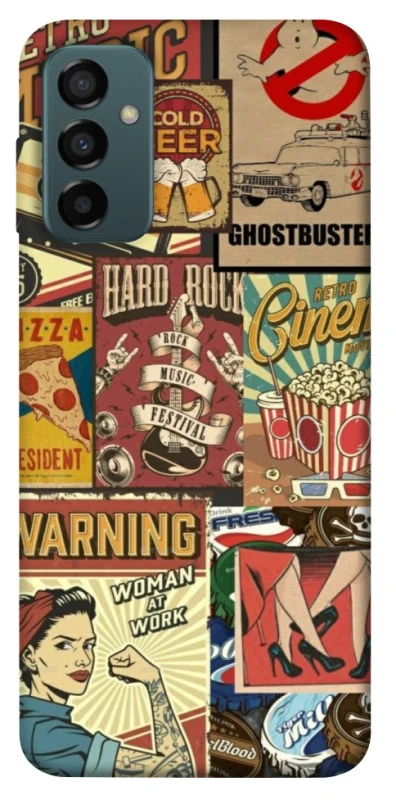 Чохол на Samsung Galaxy M13 4G Retro collage ver.2 фото 1 з 1