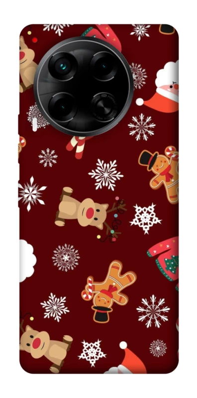 Чехол на TECNO Camon 30 (CL6) Новогодний v6 фото 1 из 1