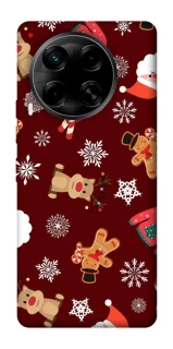 Чехол на TECNO Camon 30 (CL6) Новогодний v6 фото 1 из 1