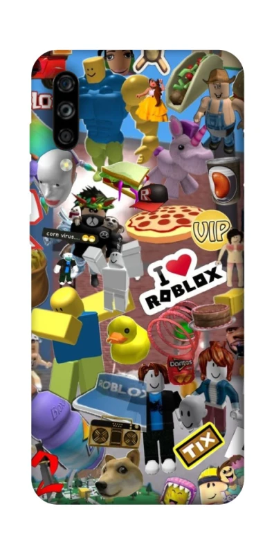 Чохол на ZTE Blade A7s (2019) Roblox collage ver.5 фото 1 з 1