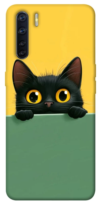 Чохол на Oppo A91 Black cat v2 фото 1 з 1
