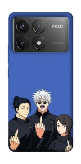 Чехол на Xiaomi Poco F6 Pro jujutsu kaisen v3 фото 1 из 1