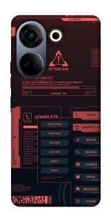 Чохол на TECNO Camon 20 Pro (CK7n) Attention фото 1 з 1