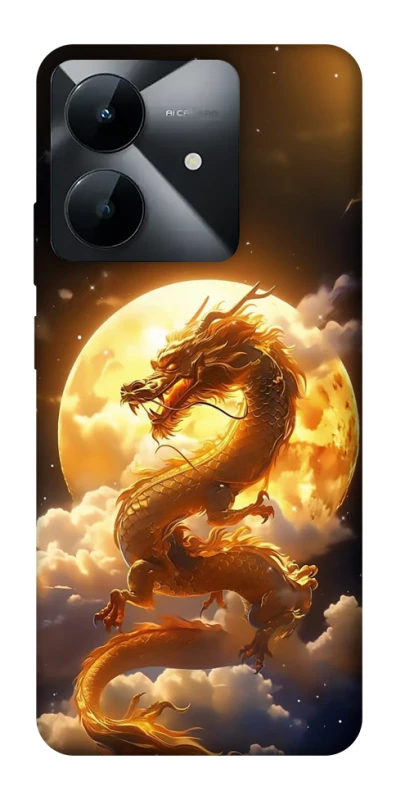 Чохол на Realme Note 60x Golden Dragon фото 1 з 1