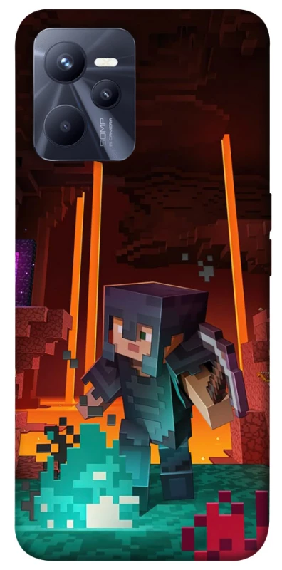 Чехол на Realme C35 Minecraft game adventure фото 1 из 1