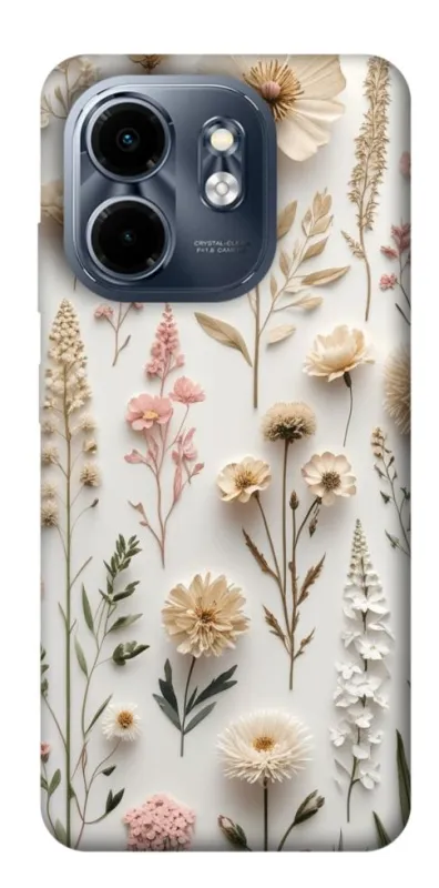 Чехол на Infinix Smart 9 4G / Hot 50i Floral design ver.1 фото 1 из 1