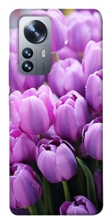 Чехол на Xiaomi 12 / 12X Фиолетовые тюльпаны фото 1 из 1