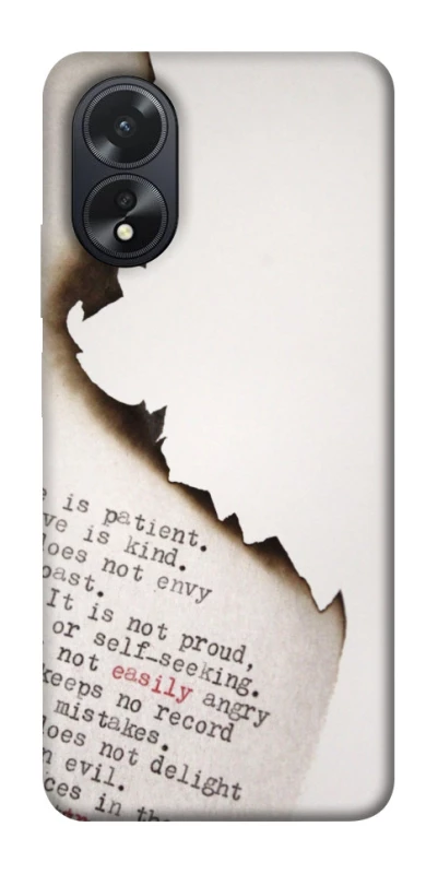 Чохол на Oppo A38 Вірші фото 1 з 1