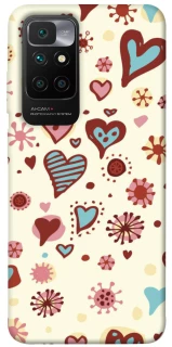 Чехол на Xiaomi Redmi 10 Pretty hearts фото 1 из 1