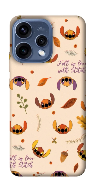 Чехол на Oppo Reno 15 Fall in love with Stitch фото 1 из 2