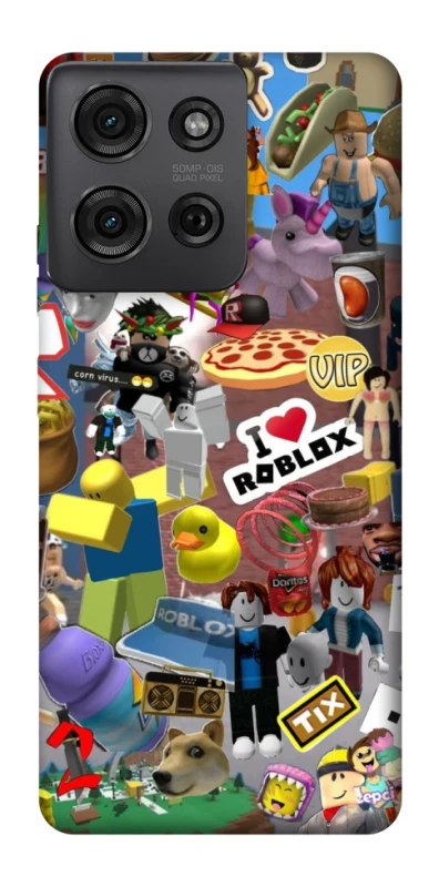 Чохол на Motorola Moto G75 Roblox collage ver.5 фото 1 з 1