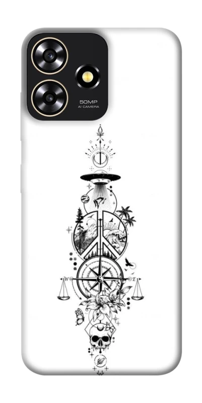 Чехол на ZTE Blade A73 4G Tattoo ver.7 фото 1 из 1