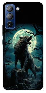 Чехол на TECNO Pop 5 LTE Волк под луной фото 1 из 1