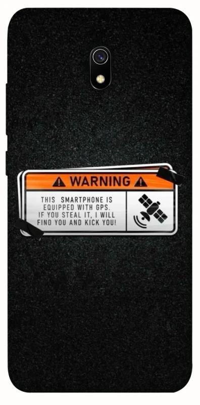 Чохол на Xiaomi Redmi 8a Warning фото 1 з 1