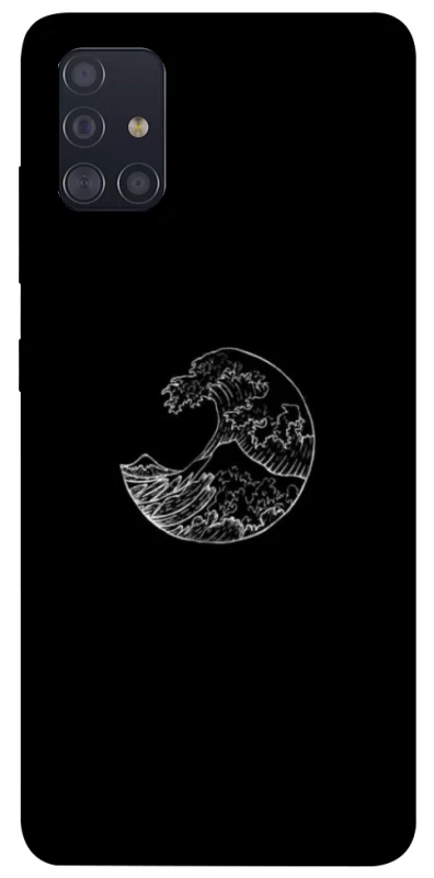 Чохол на Samsung Galaxy A51 Black tsunami фото 1 з 1