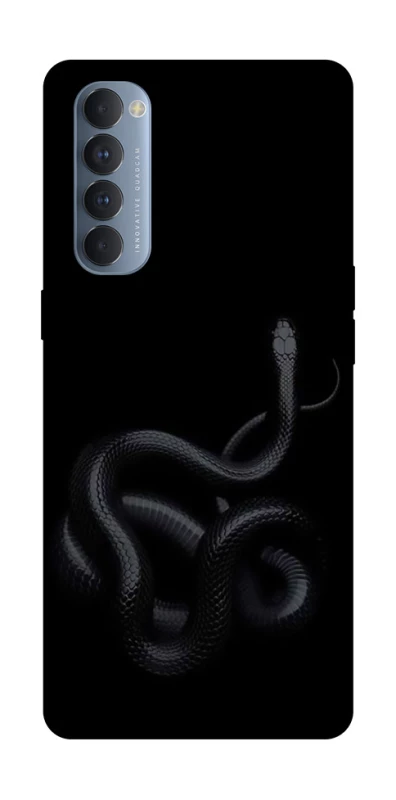 Чехол на Oppo Reno 4 Pro Black snake фото 1 из 1