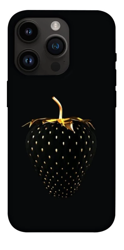 Чохол на Apple iPhone 14 Pro (6.1") Чорна полуниця фото 1 з 1